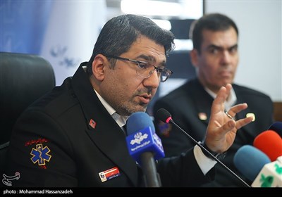 نشست خبری رئیس سازمان اورژانس استان تهران