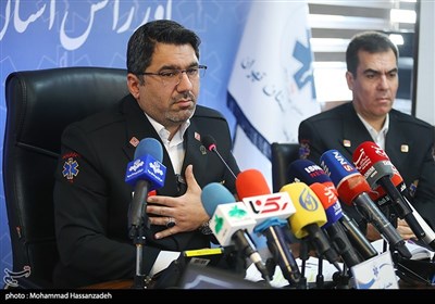 نشست خبری رئیس سازمان اورژانس استان تهران