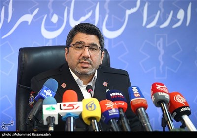 نشست خبری رئیس سازمان اورژانس استان تهران
