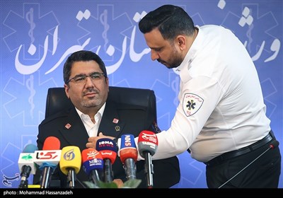 نشست خبری رئیس سازمان اورژانس استان تهران