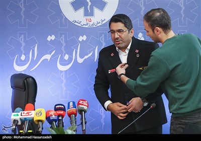 نشست خبری رئیس سازمان اورژانس استان تهران