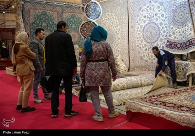 رنگ و نقش فرش‌های دستباف در نمایشگاه بین‌المللی فارس