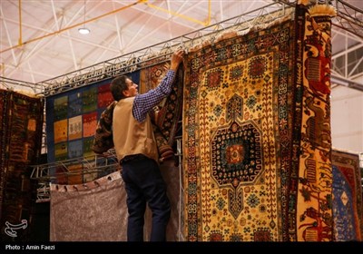 رنگ و نقش فرش‌های دستباف در نمایشگاه بین‌المللی فارس