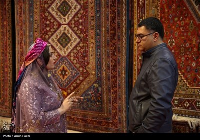رنگ و نقش فرش‌های دستباف در نمایشگاه بین‌المللی فارس