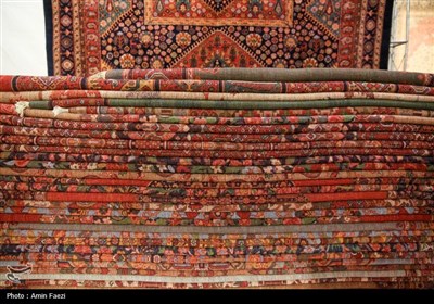 رنگ و نقش فرش‌های دستباف در نمایشگاه بین‌المللی فارس