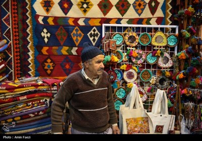 رنگ و نقش فرش‌های دستباف در نمایشگاه بین‌المللی فارس
