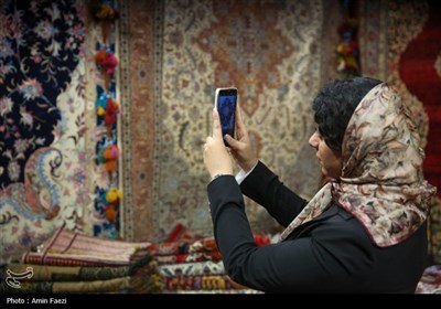رنگ و نقش فرش‌های دستباف در نمایشگاه بین‌المللی فارس