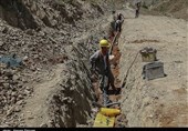 گازرسانی به مناطق نظامی و برجکهای مرزی کردستان+فیلم