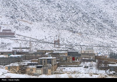 بارش برف در زنجان