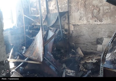 آتش‌سوزی هنرستان باهنر زنجان