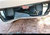 واژگونی خودرو در یکی از میادین اصلی شهر کرمان