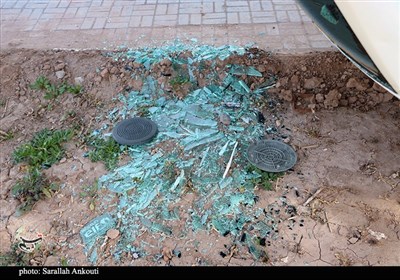 واژگونی خودرو در یکی از میادین اصلی شهر کرمان