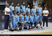دیدار تیم‌های بسکتبال ایران و هند - انتخابی کاپ آسیا