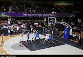 دیدار تیم‌های بسکتبال ایران و هند - انتخابی کاپ آسیا