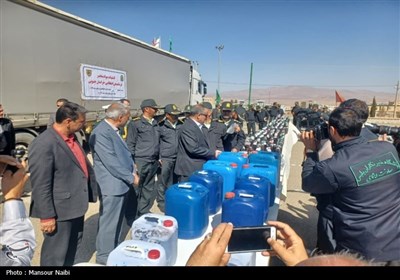 بازدید استاندار خراسان جنوبی از کشفیات مواد مخدر