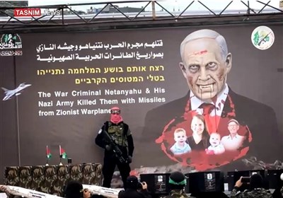 پیام های مقاومت فلسطین به نتانیاهو در مراسم تحویل اجساد اسرا