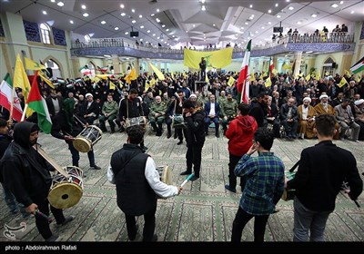 اجتماع مردمی لبیک یا نصرالله - همدان