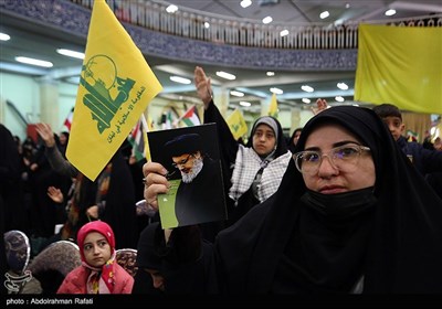 اجتماع مردمی لبیک یا نصرالله - همدان