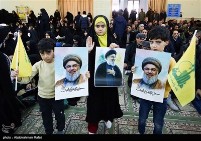 اجتماع مردمی لبیک یا نصرالله - همدان