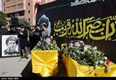 تشییع نمادین رهبران حزب‌الله در دانشگاه صنعتی شریف