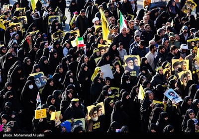 اجتماع مردمی لبیک یا نصرالله در قم
