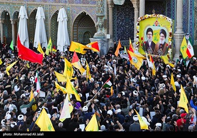 اجتماع مردمی لبیک یا نصرالله در قم
