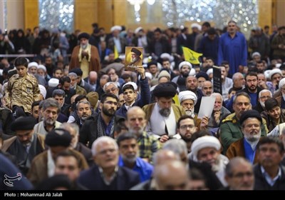 مراسم گرامیداشت فرماندهان شهید حزب الله در حرم حضرت معصومه(س)