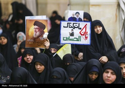 مراسم گرامیداشت فرماندهان شهید حزب الله در حرم حضرت معصومه(س)