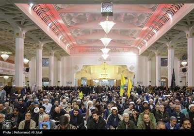 مراسم گرامیداشت فرماندهان شهید حزب الله در حرم حضرت معصومه(س)