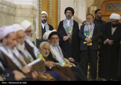 مراسم گرامیداشت فرماندهان شهید حزب الله در حرم حضرت معصومه(س)