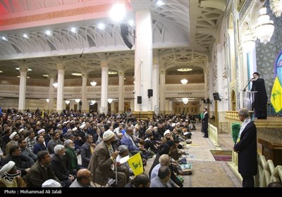 مراسم گرامیداشت فرماندهان شهید حزب الله در حرم حضرت معصومه(س)