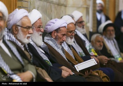 مراسم گرامیداشت فرماندهان شهید حزب الله در حرم حضرت معصومه(س)