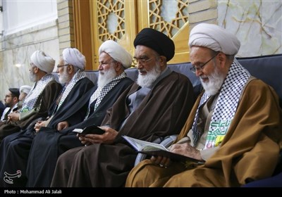 مراسم گرامیداشت فرماندهان شهید حزب الله در حرم حضرت معصومه(س)
