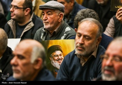 مراسم گرامیداشت شهیدان سیدحسن نصرالله و سیدهاشم صفی‌الدین در قزوین