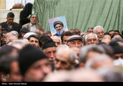 مراسم گرامیداشت شهیدان سیدحسن نصرالله و سیدهاشم صفی‌الدین در قزوین