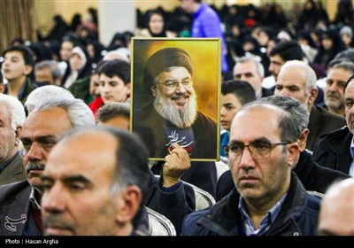 مراسم گرامیداشت شهیدان سیدحسن نصرالله و سیدهاشم صفی‌الدین در زنجان