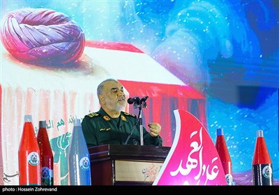 مراسم بزرگداشت شهدای مقاومت در مصلی تهران