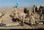 برگزاری رزمایش تخصصی بهداشت و درمان با محوریت ارتش در خراسان جنوبی