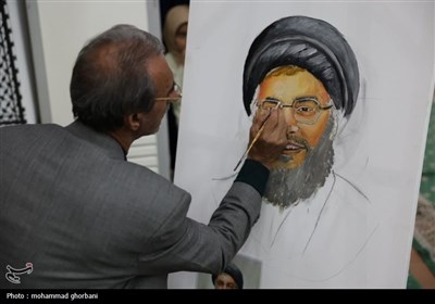 مراسم بزرگداشت شهیدان سید حسن نصرالله و سید هاشم صفی‌الدین در بیرجند