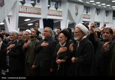 مراسم بزرگداشت شهیدان سید حسن نصرالله و سید هاشم صفی‌الدین در بیرجند