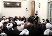 دیدار دست‌اندرکاران برگزاری همایش بین‌المللی تفسیر تسنیم با رهبر معظم انقلاب