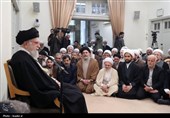 دیدار دست‌اندرکاران برگزاری همایش بین‌المللی تفسیر تسنیم با رهبر معظم انقلاب