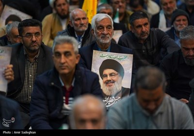 مراسم گرامیداشت شهیدان سیدحسن نصرالله و سیدهاشم صفی‌الدین در شیراز