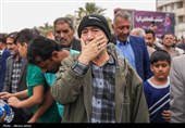 تشییع پیکر مطهر 2 شهید دوران دفاع مقدس در لامرد - فارس