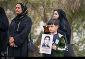 تشییع پیکر مطهر 2 شهید دوران دفاع مقدس در لامرد - فارس