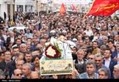 تشییع پیکر مطهر 2 شهید دوران دفاع مقدس در لامرد - فارس