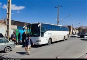 سردرگمی مسافران پس از پلمب شرکت مسافربری کرمان+فیلم