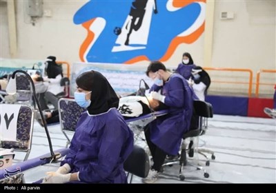 خدمت رایگان دندان‌پزشکی به مددجویان استان بوشهر 