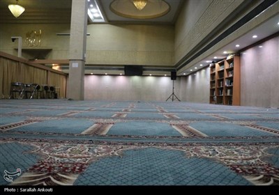 غبارروبی مسجد باقرالعلوم دانشگاه باهنر کرمان 