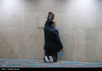 غبارروبی مسجد باقرالعلوم دانشگاه باهنر کرمان 